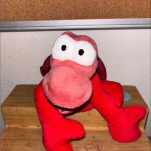 SEBASTIAN the Crab Plush "The Little Mermaid" Stuffed